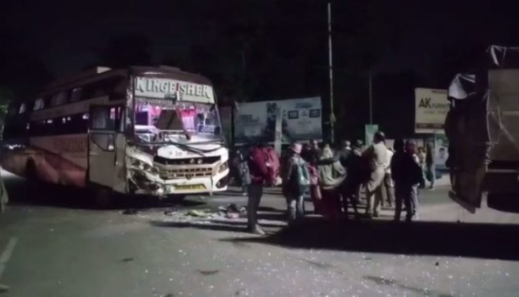 Escape for passengers in Bus-truck collision in Odisha