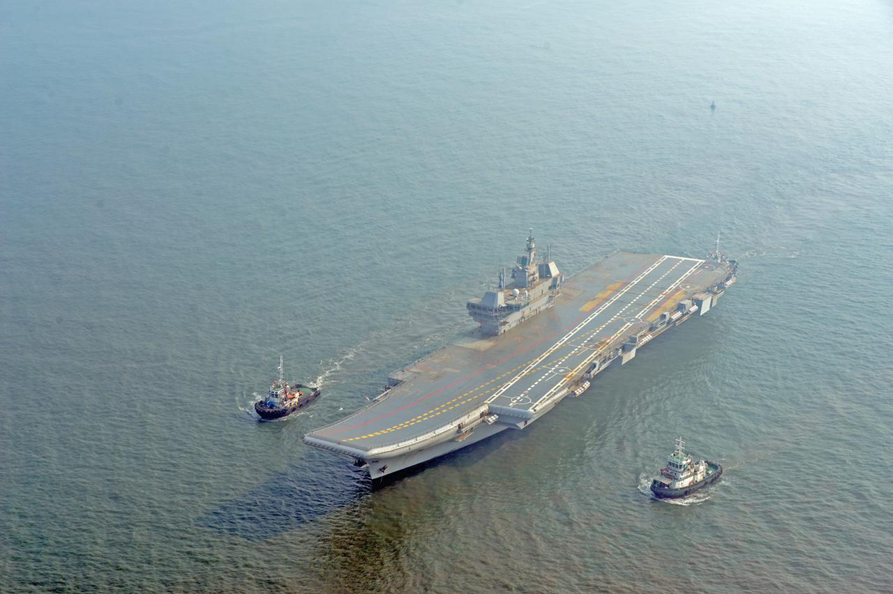 IAC VIKRANT SETS SAIL FOR NEXT SET OF SEA TRIALS