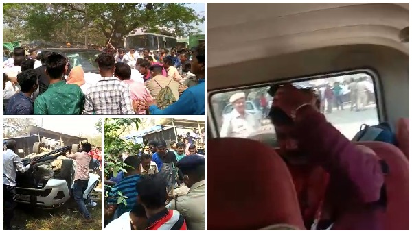 Suspended BJD MLA Prashant Jagdev’s car runs over crowd