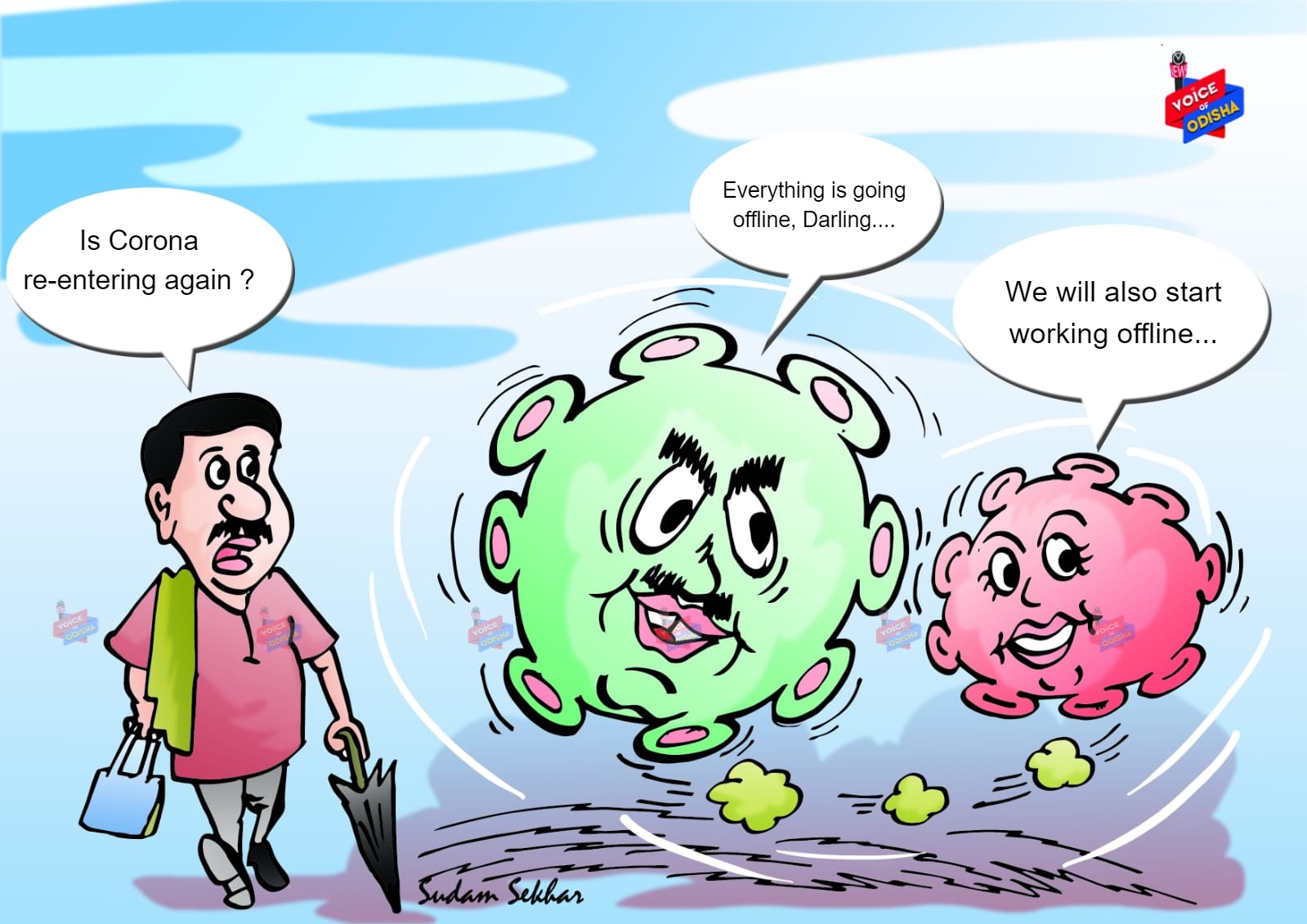 Re-entry of Covid-19