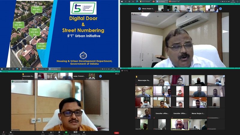 Virtual meeting of the ULBs on Digital Door and Street Numbering 