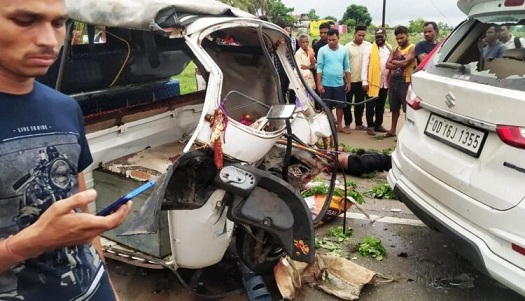 3 killed, 5 critical in autorickshaw-car collision in Sonepur