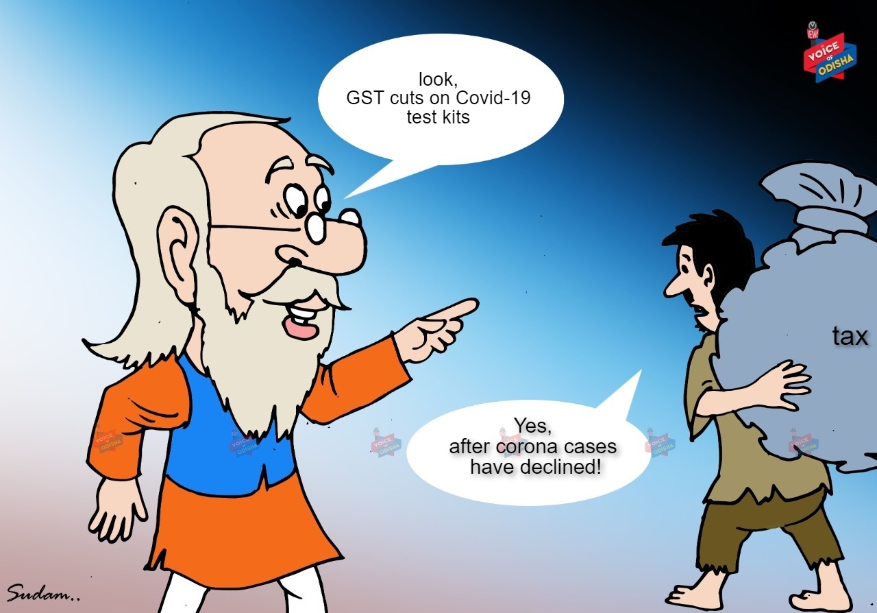 GST cut on Covid-19 test kits