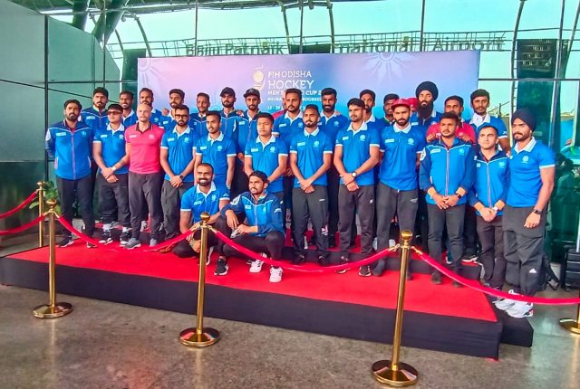 FIH World Cup 2023: Indian men's hockey team reaches Odisha for World Cup