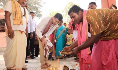 5T secretary's  marathon visit to four blocks of sundergarh.