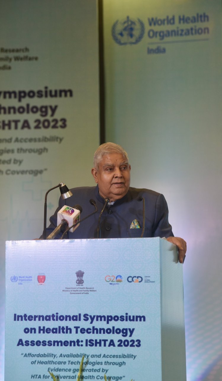 Vice President emphasises on technology as a game changer for good health and happiness