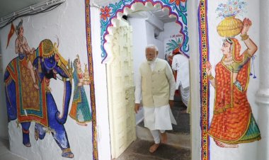 PM performs darshan and pooja at Shrinathji Temple in Nathdwara, Rajasthan