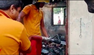 Fire breaks out at govt quarters after cracker explosion in Odisha