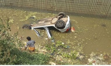 Man dies, wife critical as car plunges into Taladanda canal in Cuttack