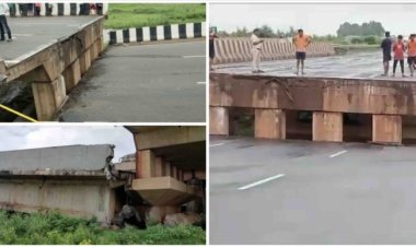 Bridge on NH-16 collapses in Odisha's Jajpur