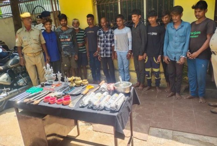 ‘Chadi and Baniyan’ robbery gang busted in Odisha, 11 arrested