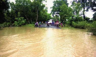 About 100 people have been evacuated and several bridges are submerged in Odisha's Malkangiri district.