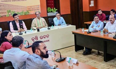 The Deputy Chief Minister, KV Singh Deo, inaugurated the Climate Resilience Cell at Krushi Bhavan.