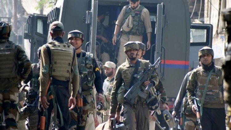 Three terrorists were killed in a Baramulla encounter, and search operations are ongoing.